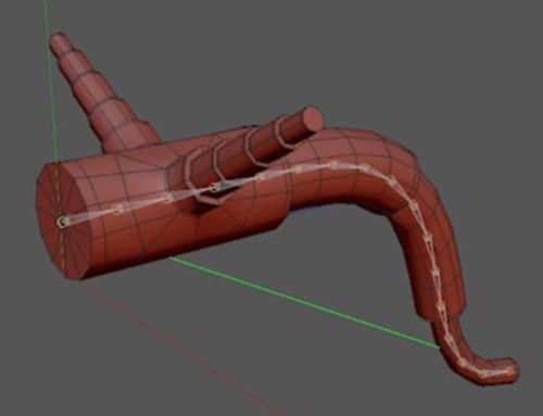 Rigging a character with an undulating tail